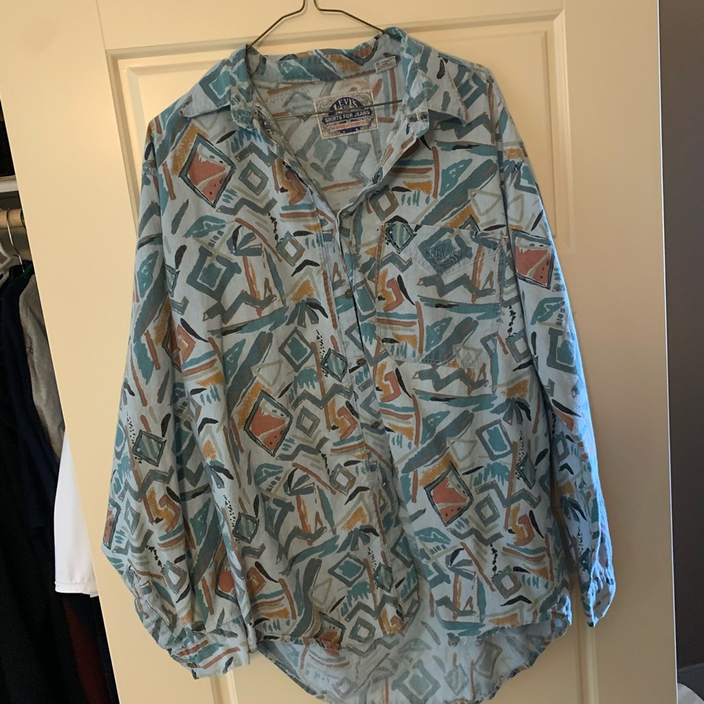 Levis Print Button Up